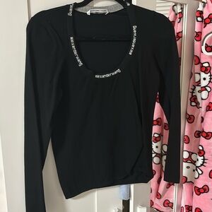 Alexander Wang Low Scoop Top